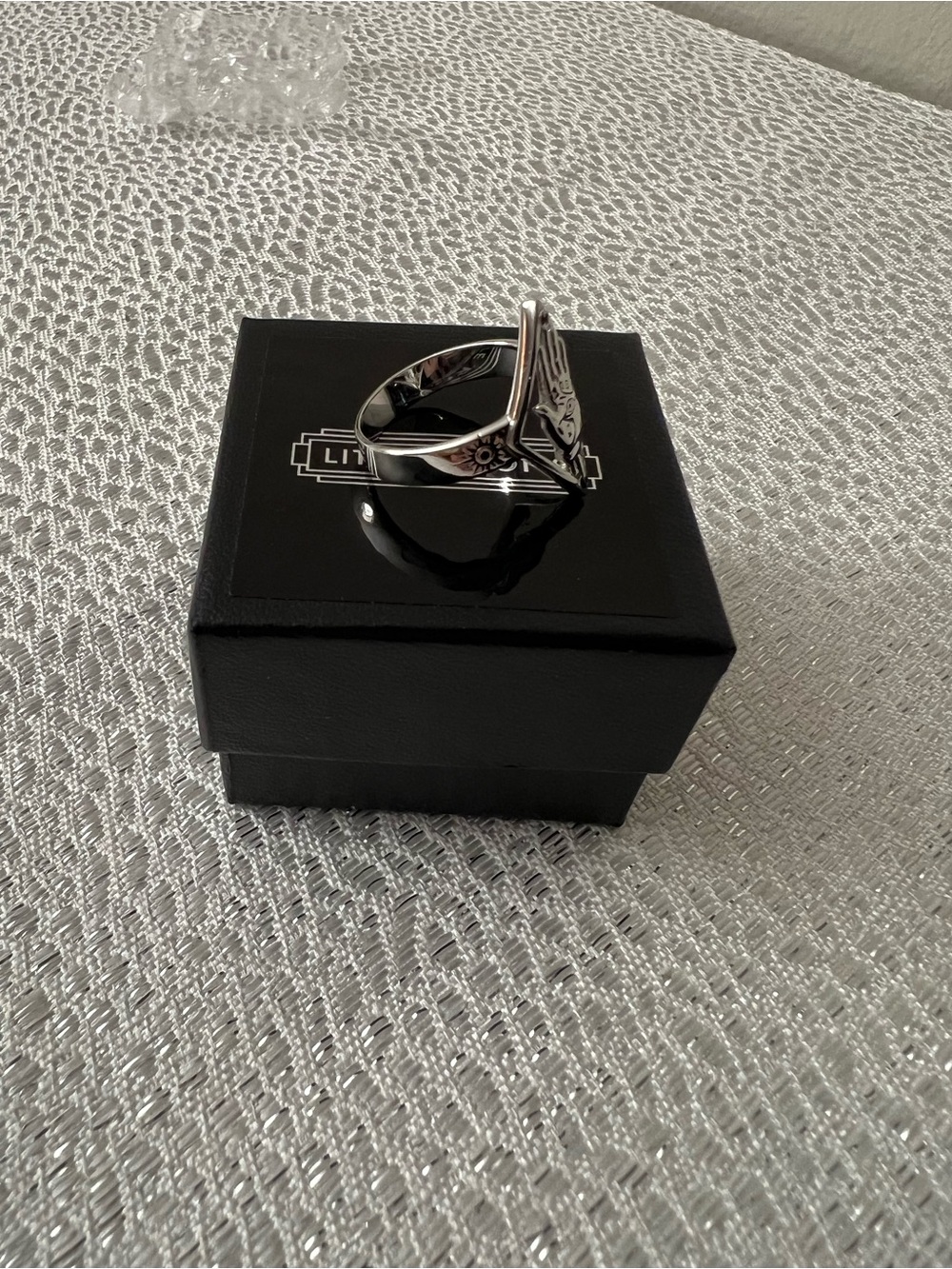 Little Rooms Fortune Ring Sterling Silver- Size 7 - Picture 5 of 7